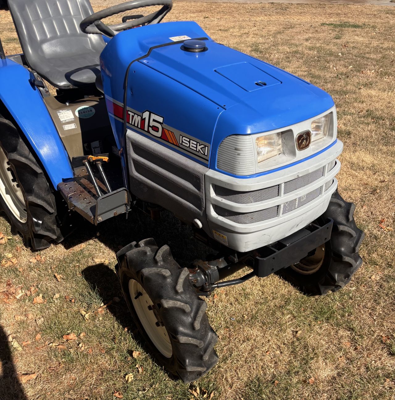 Iseki TM15 minitractor 4WD - slechts 651 uur - incl grote beurt