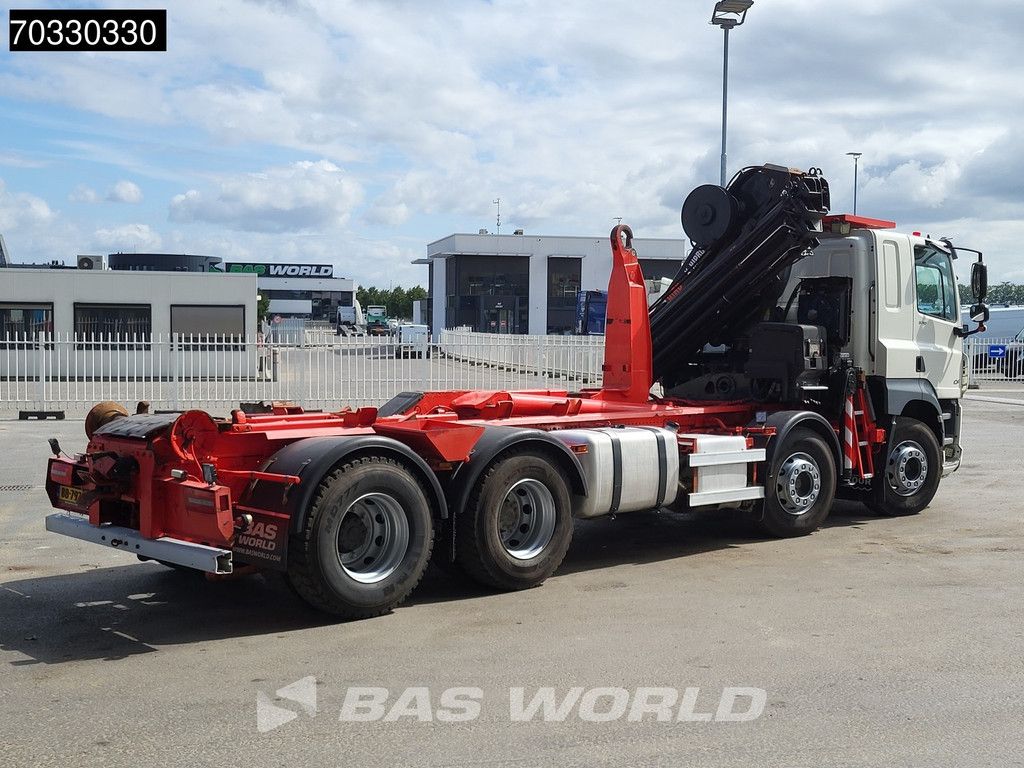 DAF CF 530 8X2 HIAB X-HIPRO 262 EP-5 Kran Crane + 21t Hooklift ACC Euro 6