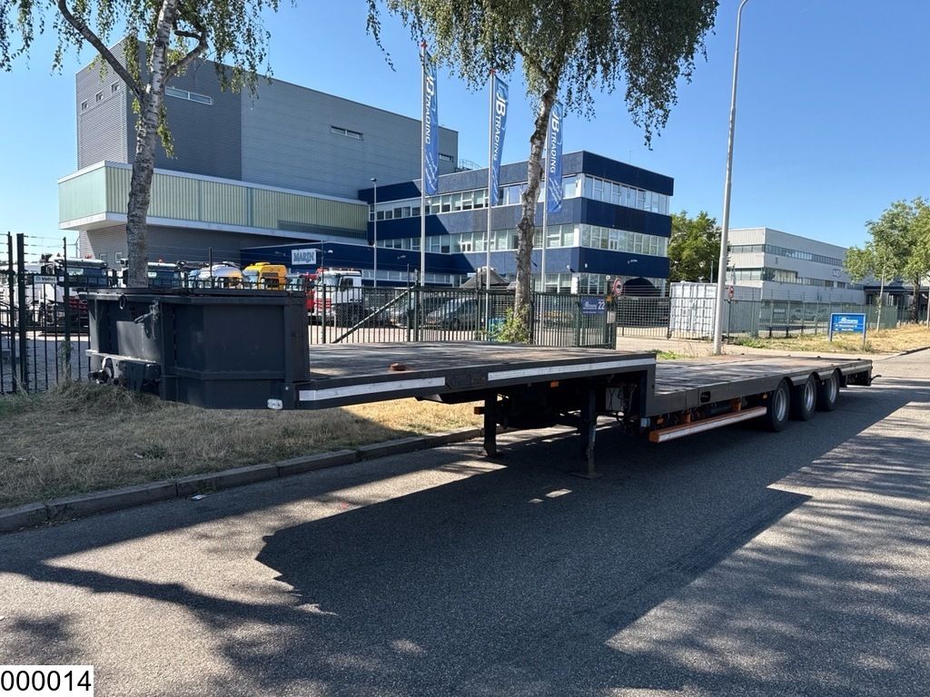 Nooteboom Lowbed 640 cm extendable, Hydraulic suspension