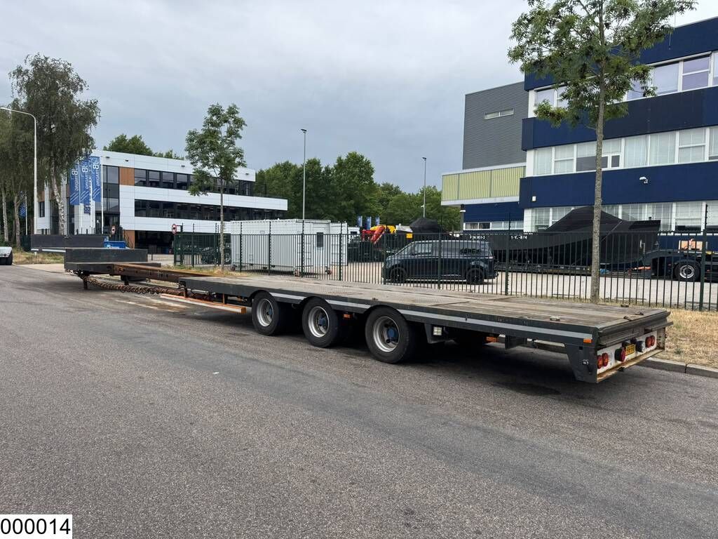 Nooteboom Lowbed 640 cm extendable, Hydraulic suspension