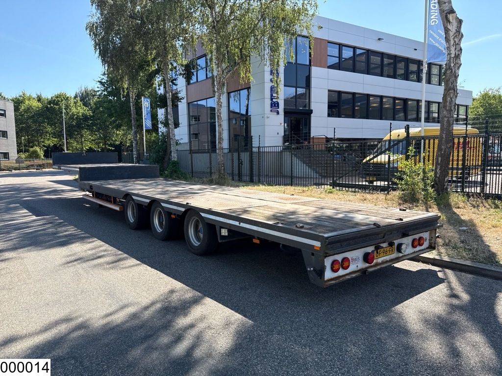 Nooteboom Lowbed 640 cm extendable, Hydraulic suspension