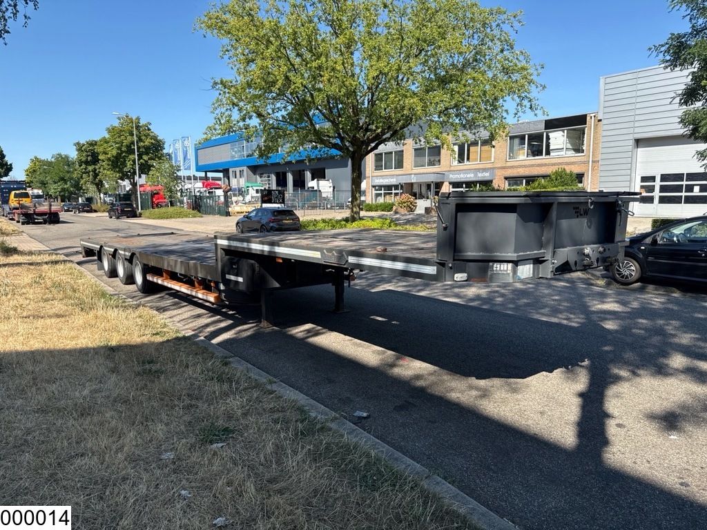Nooteboom Lowbed 640 cm extendable, Hydraulic suspension