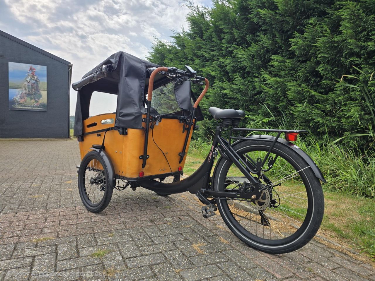 Bakfiets Vogue superior 3 2e handse bakfiets elektrisch