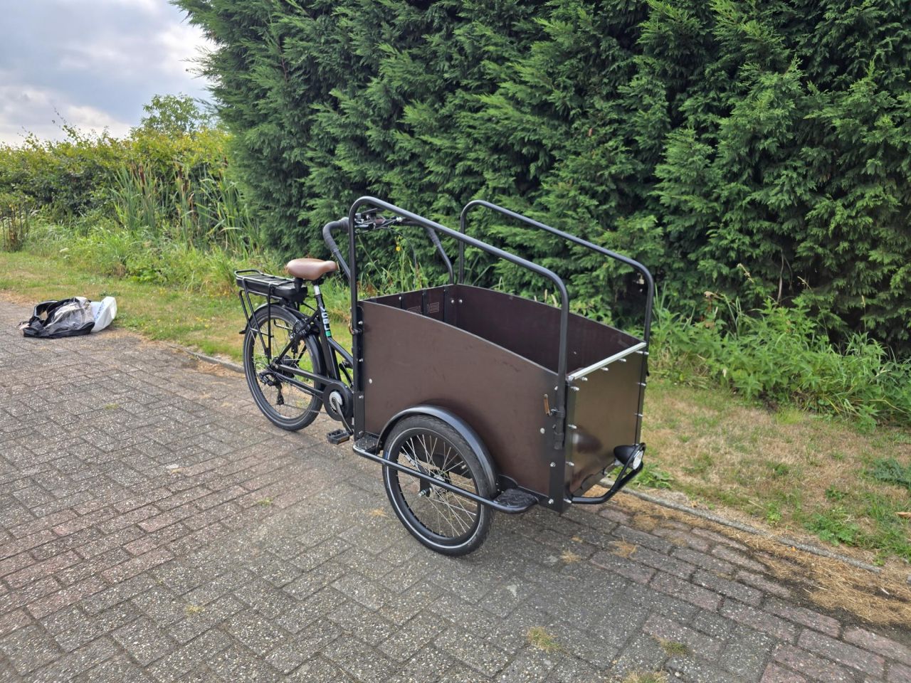 Vogue Bakfiets gebruikte model family mover 2e hands elektrisch