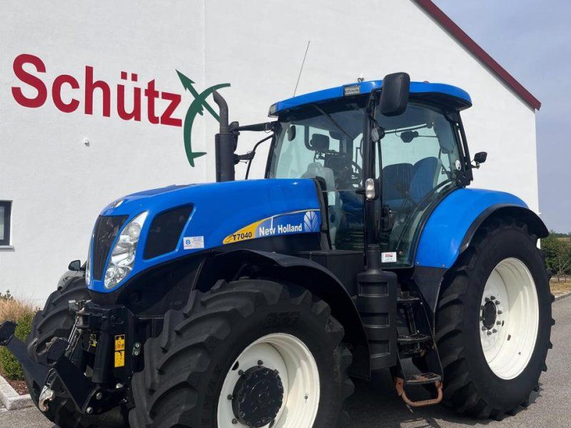 New Holland T7040 PC, GPS Trimble, Frontkraftheber