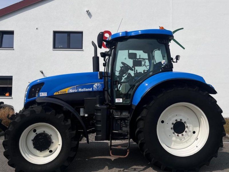 New Holland T7040 PC, GPS Trimble, Frontkraftheber