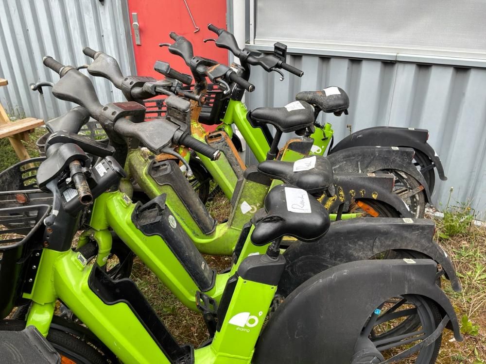 2021 Okai EB100 E-bikes (for parts) (6x)
