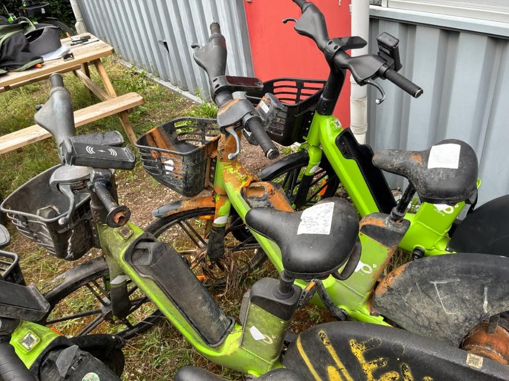 2021 Okai EB100 E-bikes (for parts) (6x)