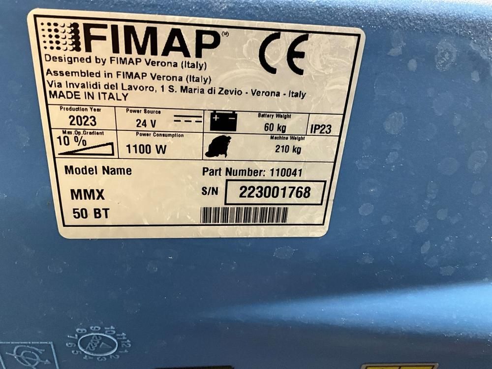 2023 FIMAP MMX 50 BT Self-Cleaning Brush