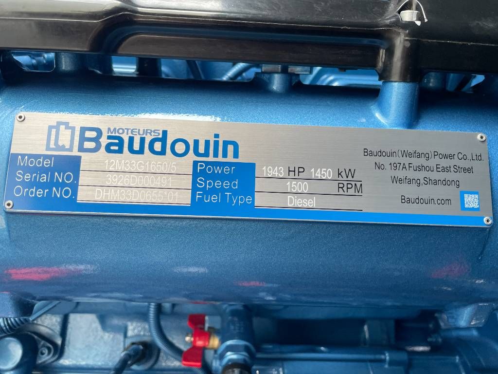 Baudouin 12M33G1650/5 - 1650 kVA generator - DPX-19884