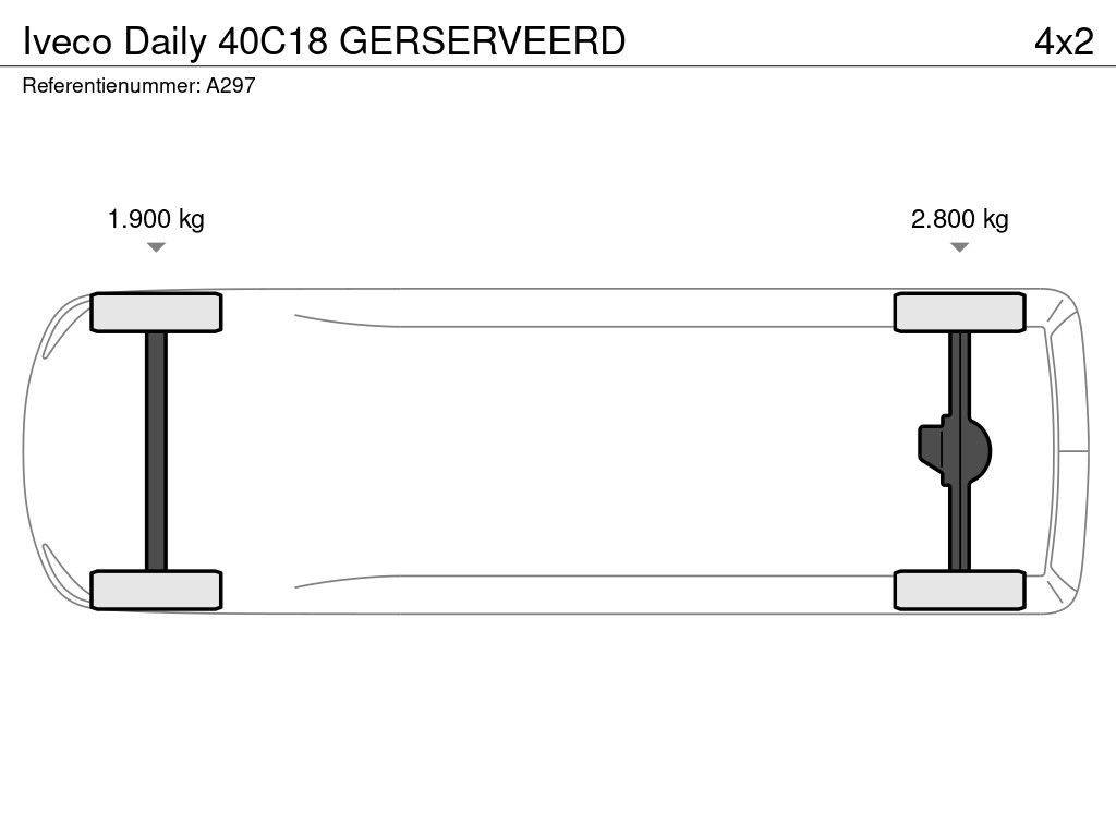 Iveco Daily 40C18 GERSERVEERD