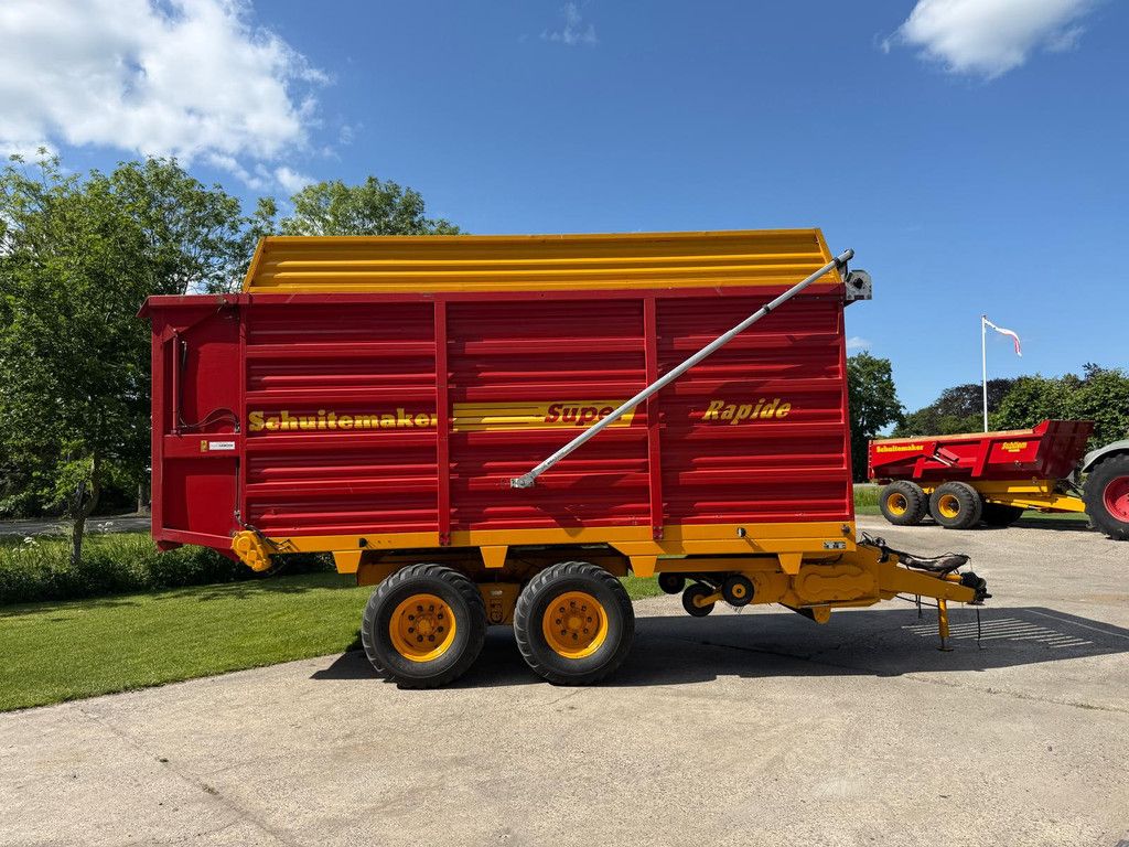 Schuitemaker RAPIDE 125 Rapide S 125 Ladewagen Opraapwagen Afdeksysteem Rotor invoer Stalvoedering Stal voeren Silage Grass Snijwagen