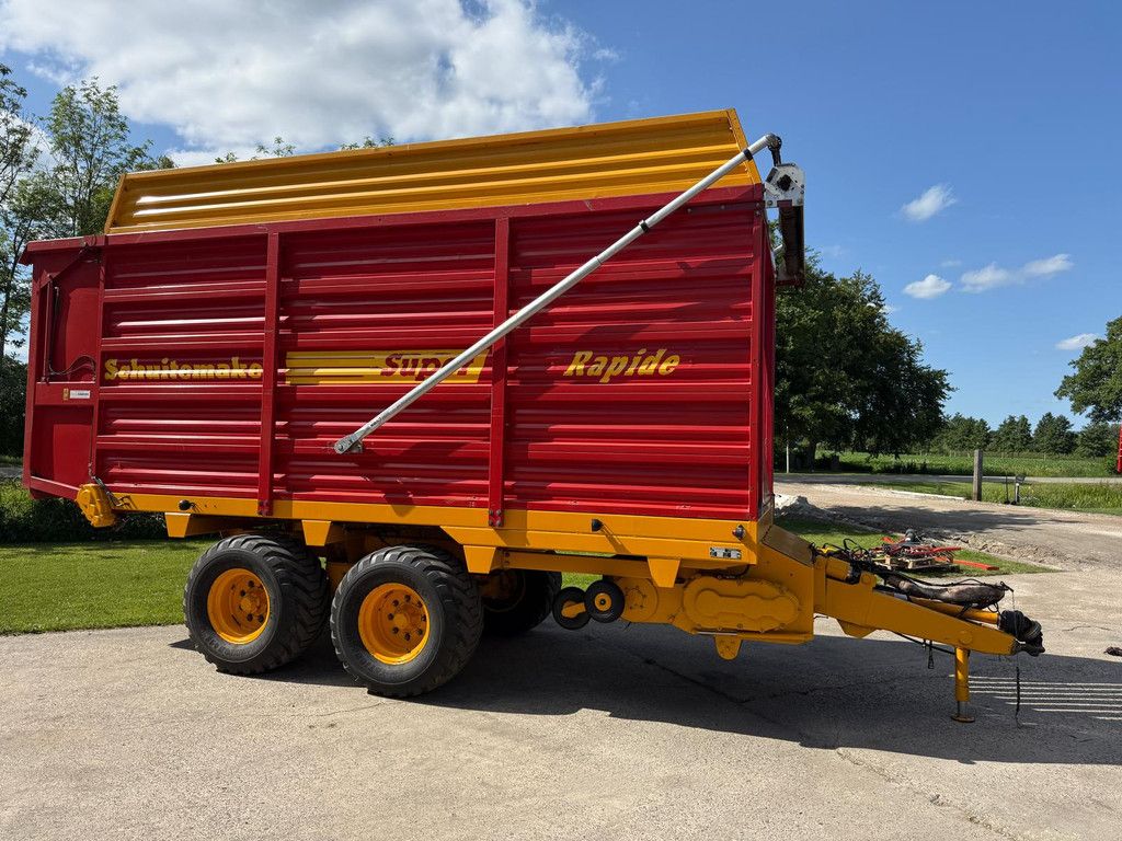 Schuitemaker RAPIDE 125 Rapide S 125 Ladewagen Opraapwagen Afdeksysteem Rotor invoer Stalvoedering Stal voeren Silage Grass Snijwagen