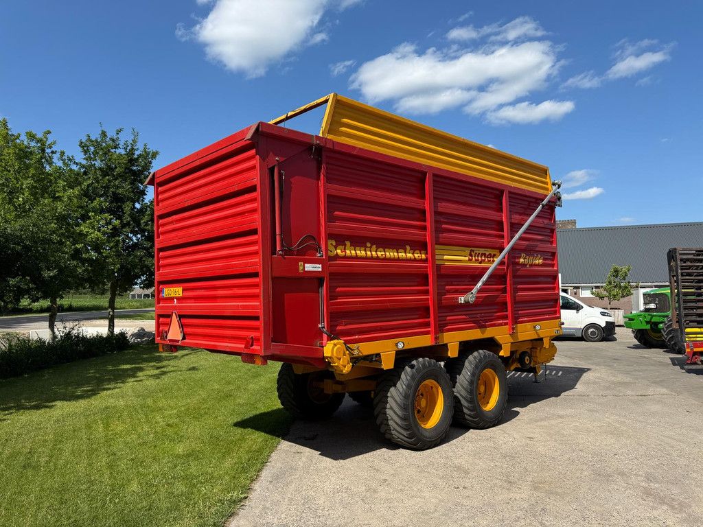 Schuitemaker RAPIDE 125 Rapide S 125 Ladewagen Opraapwagen Afdeksysteem Rotor invoer Stalvoedering Stal voeren Silage Grass Snijwagen