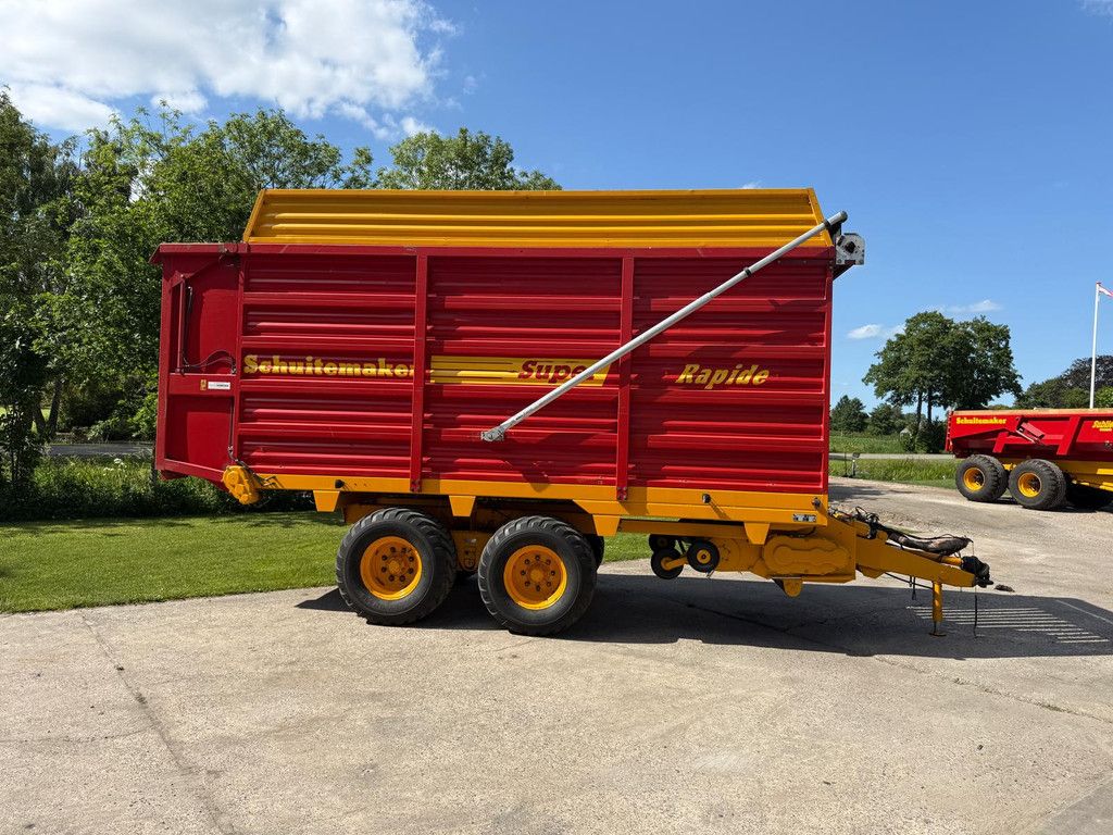 Schuitemaker RAPIDE 125 Rapide S 125 Ladewagen Opraapwagen Afdeksysteem Rotor invoer Stalvoedering Stal voeren Silage Grass Snijwagen