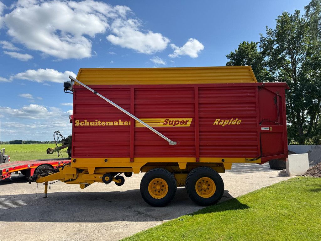Schuitemaker RAPIDE 125 Rapide S 125 Ladewagen Opraapwagen Afdeksysteem Rotor invoer Stalvoedering Stal voeren Silage Grass Snijwagen