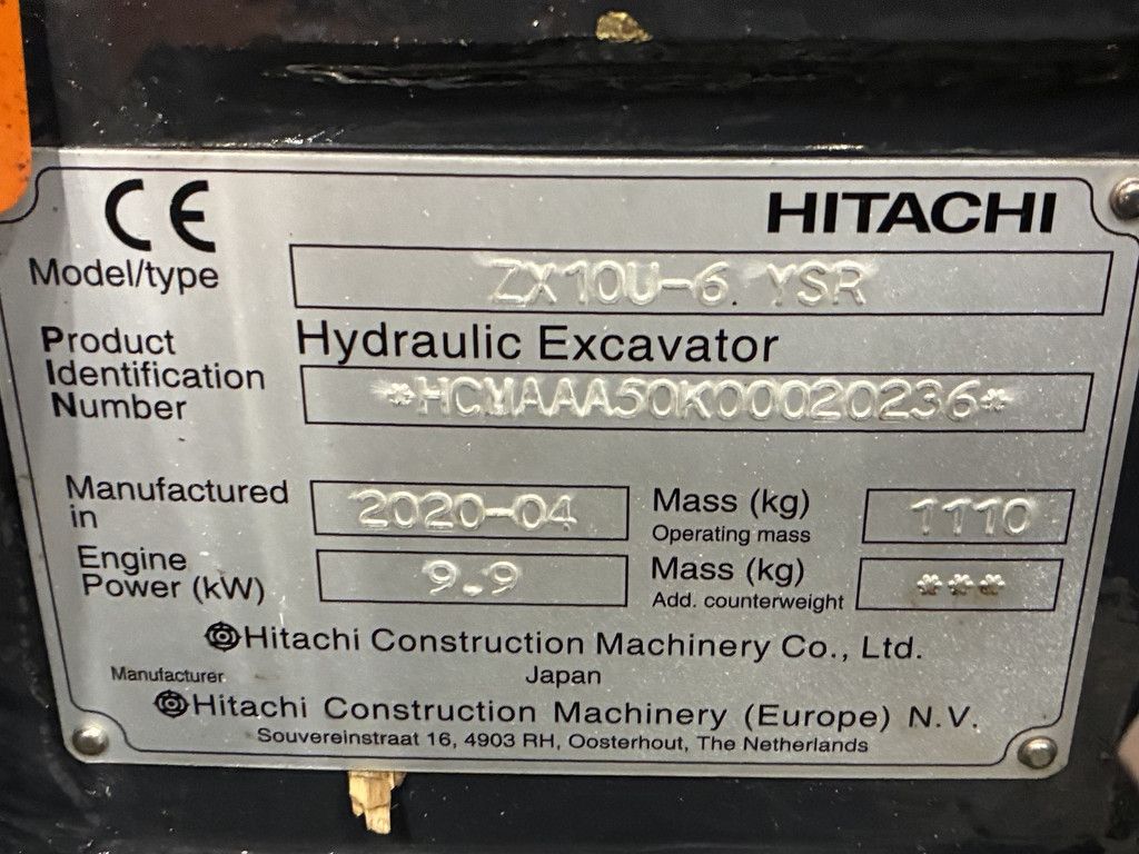 Hitachi ZX 10U-6