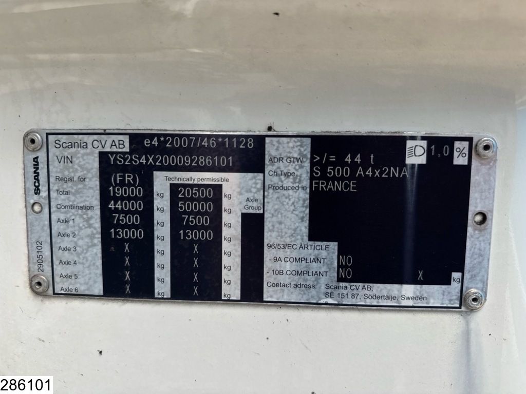 Scania S 500 EURO 6d, Retarder, Standairco