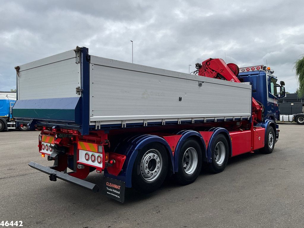 Scania R 560 V8 8x4 Retarder Hiab 24 Tonmeter laadkraan