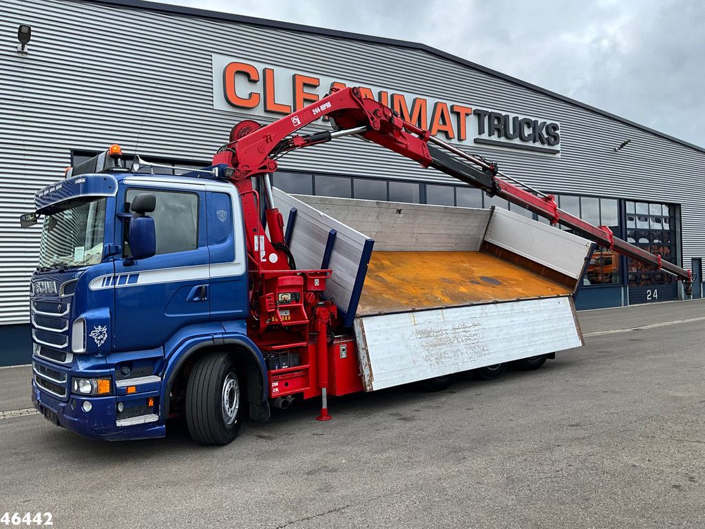 Scania R 560 V8 8x4 Retarder Hiab 24 Tonmeter laadkraan
