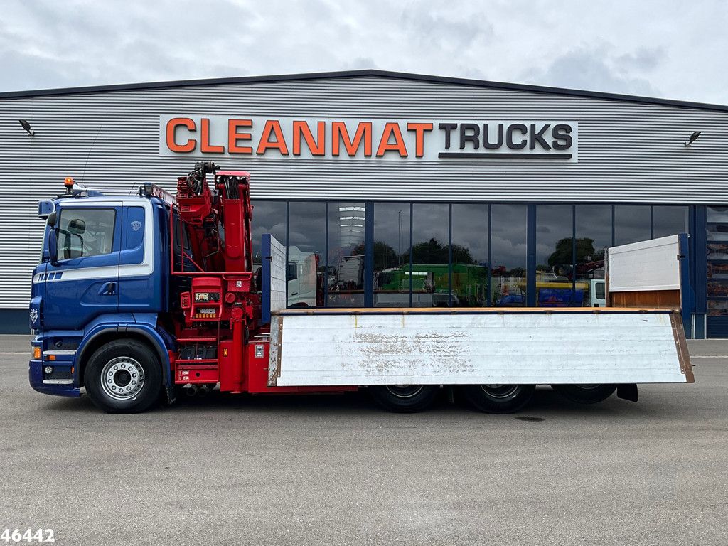 Scania R 560 V8 8x4 Retarder Hiab 24 Tonmeter laadkraan