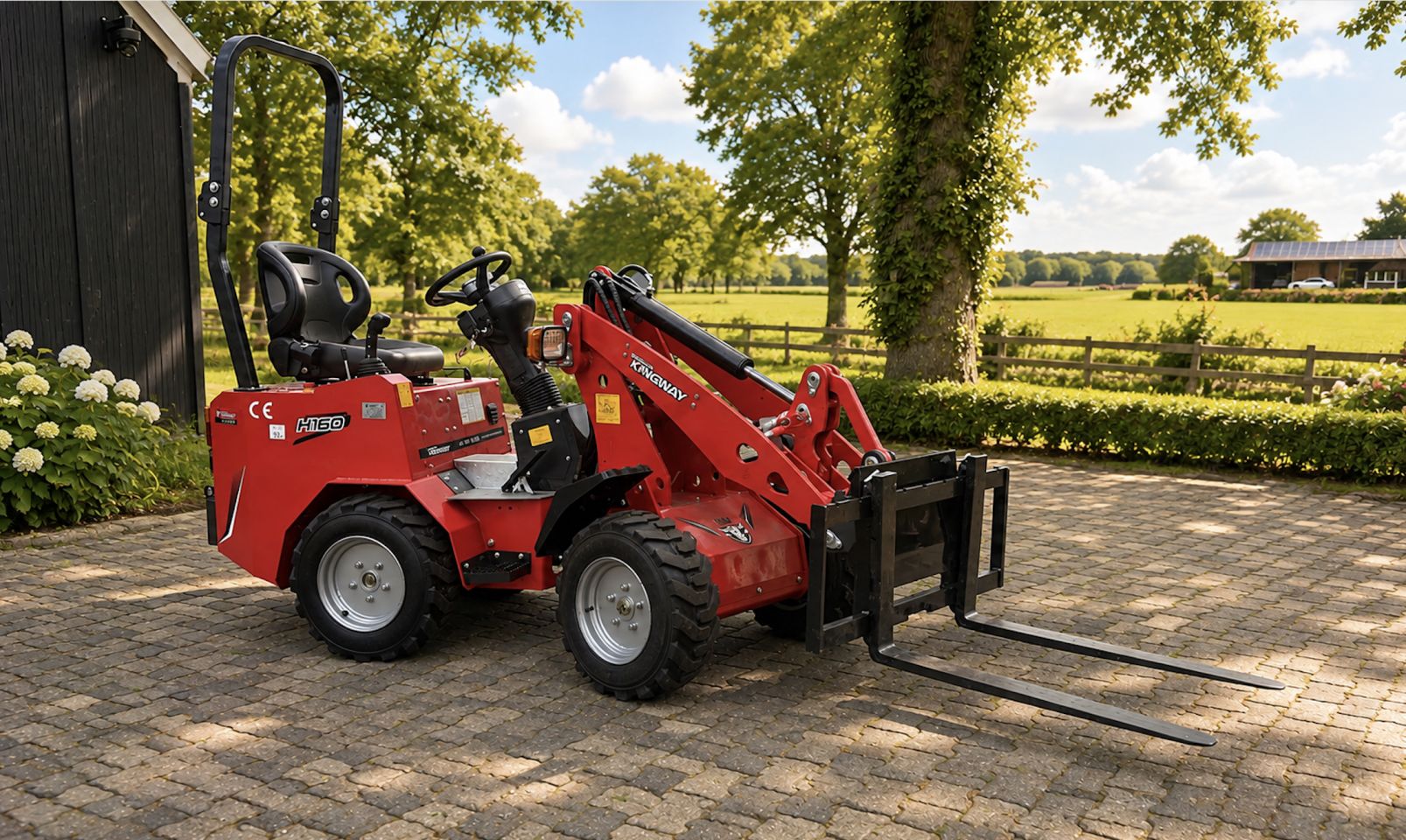 KINGWAY H160 Wiellader SHOVEL – NIEUW | Kubota motor