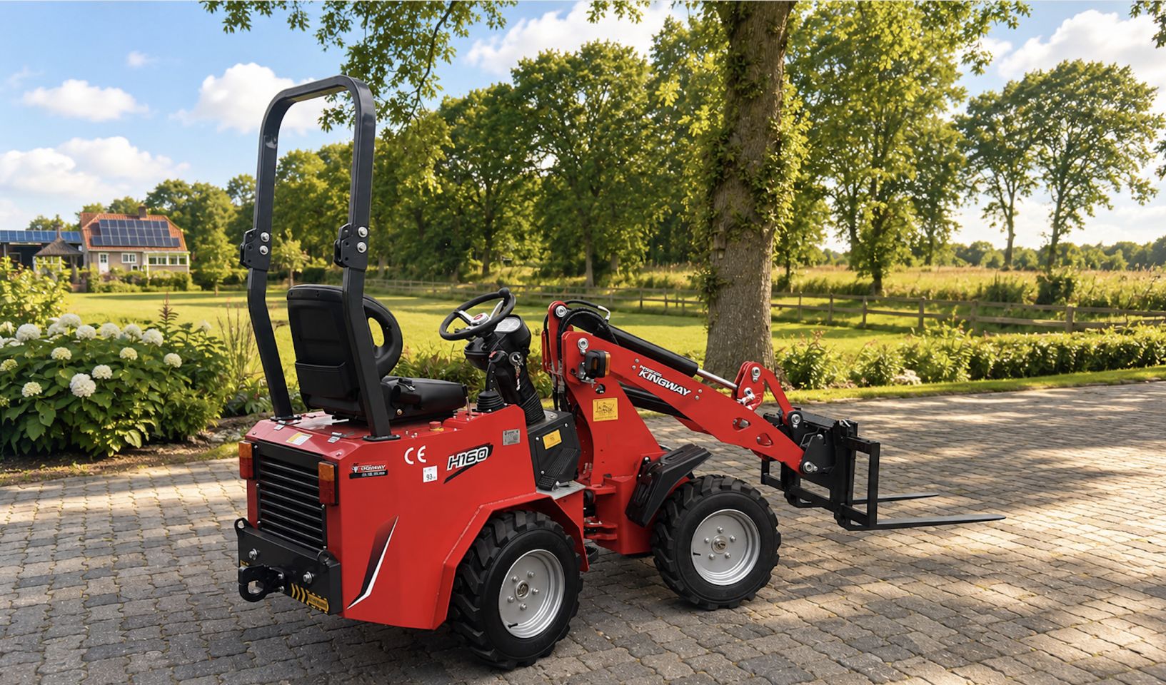 KINGWAY H160 Wiellader SHOVEL – NIEUW | Kubota motor