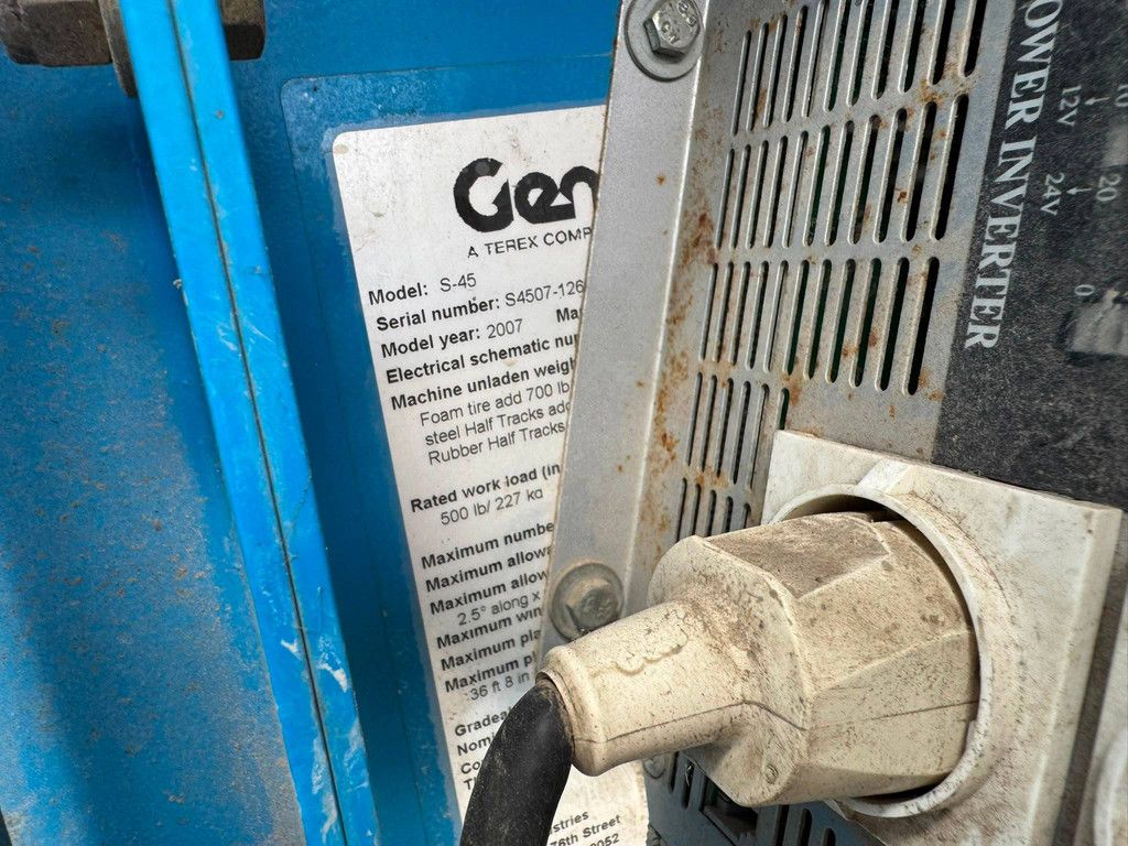 Genie S-45 Diesel Telescopic Boom Lift 15.72m 2007