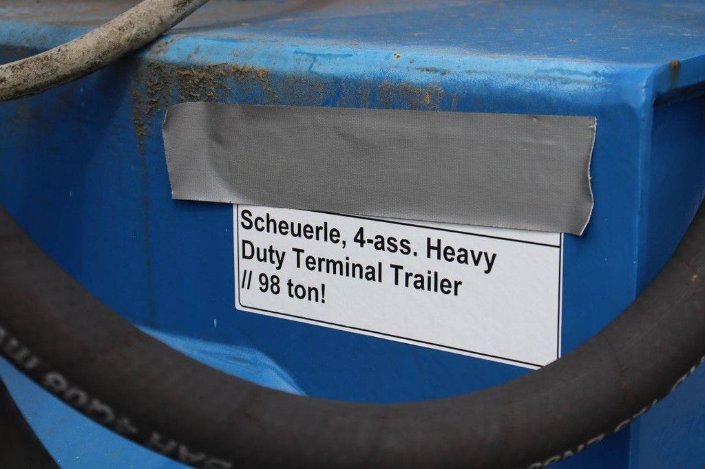Heavy Duty Terminal Trailer Scheuerle SPE 80.44A 98t