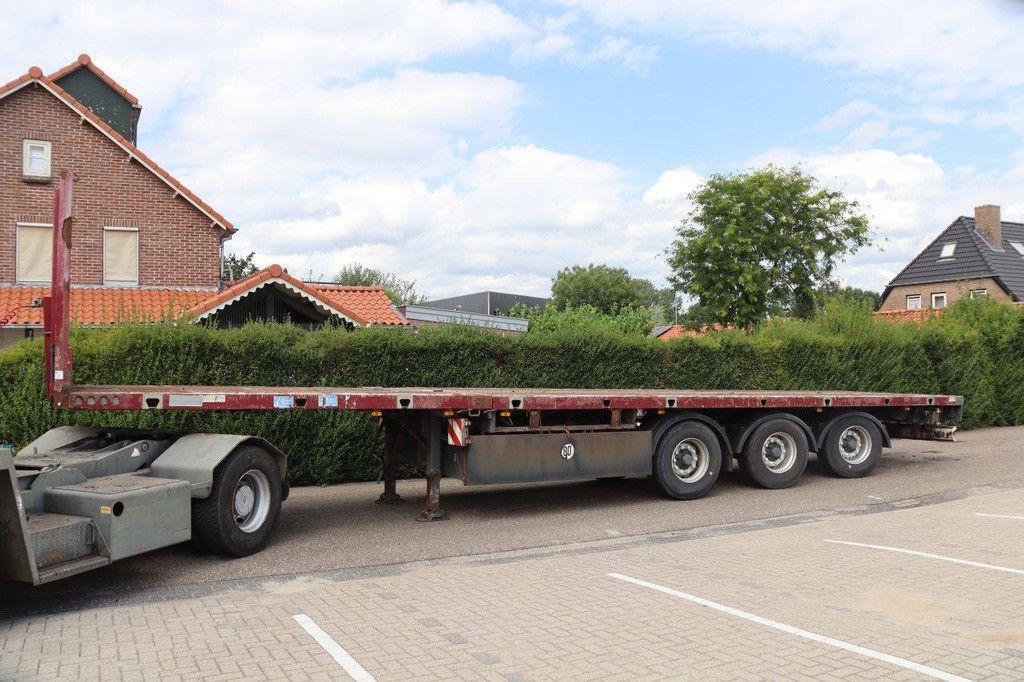 Flatbed Semi-trailer Meusburger MPS-3 38.5t 2010