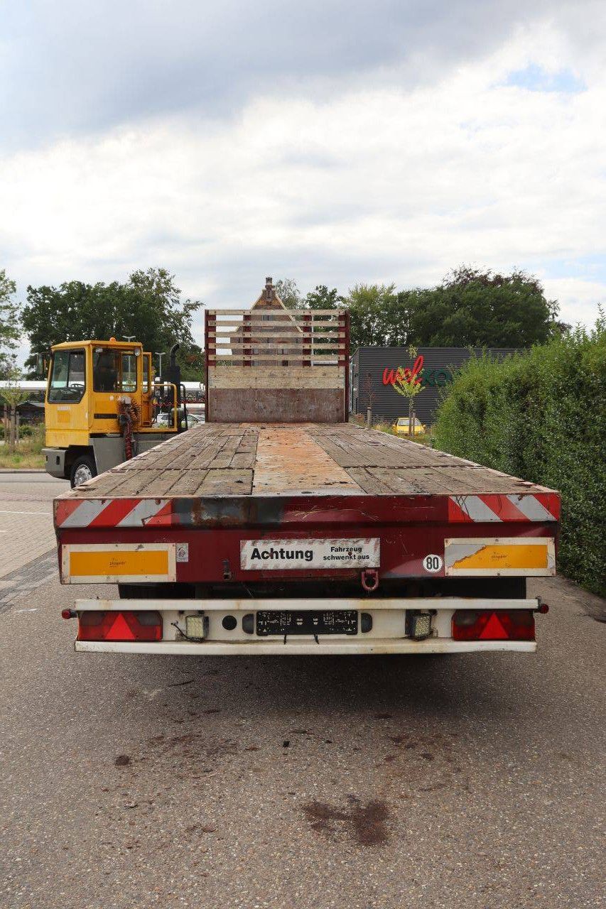 Flatbed Semi-trailer Meusburger MPS-3 38.5t 2010