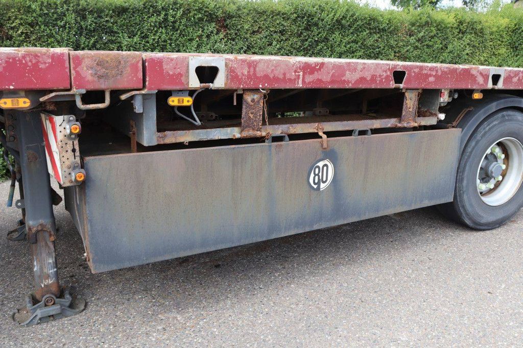 Flatbed Semi-trailer Meusburger MPS-3 38.5t 2010