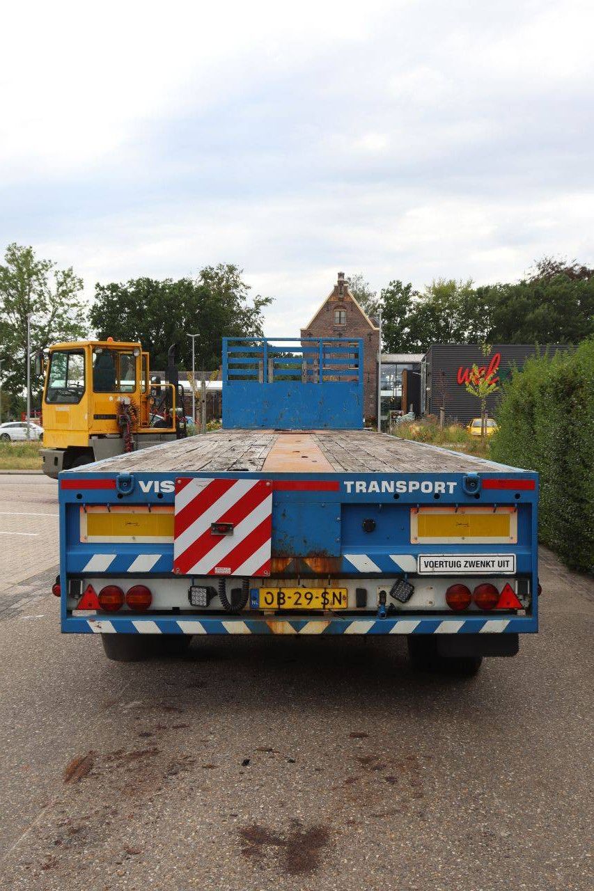 Flachbett-Sattelauflieger Lako TU346A 48t 1991