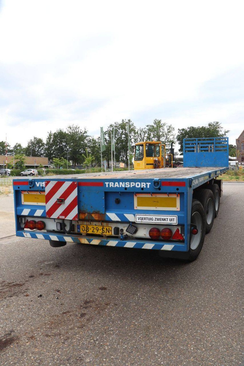 Flachbett-Sattelauflieger Lako TU346A 48t 1991