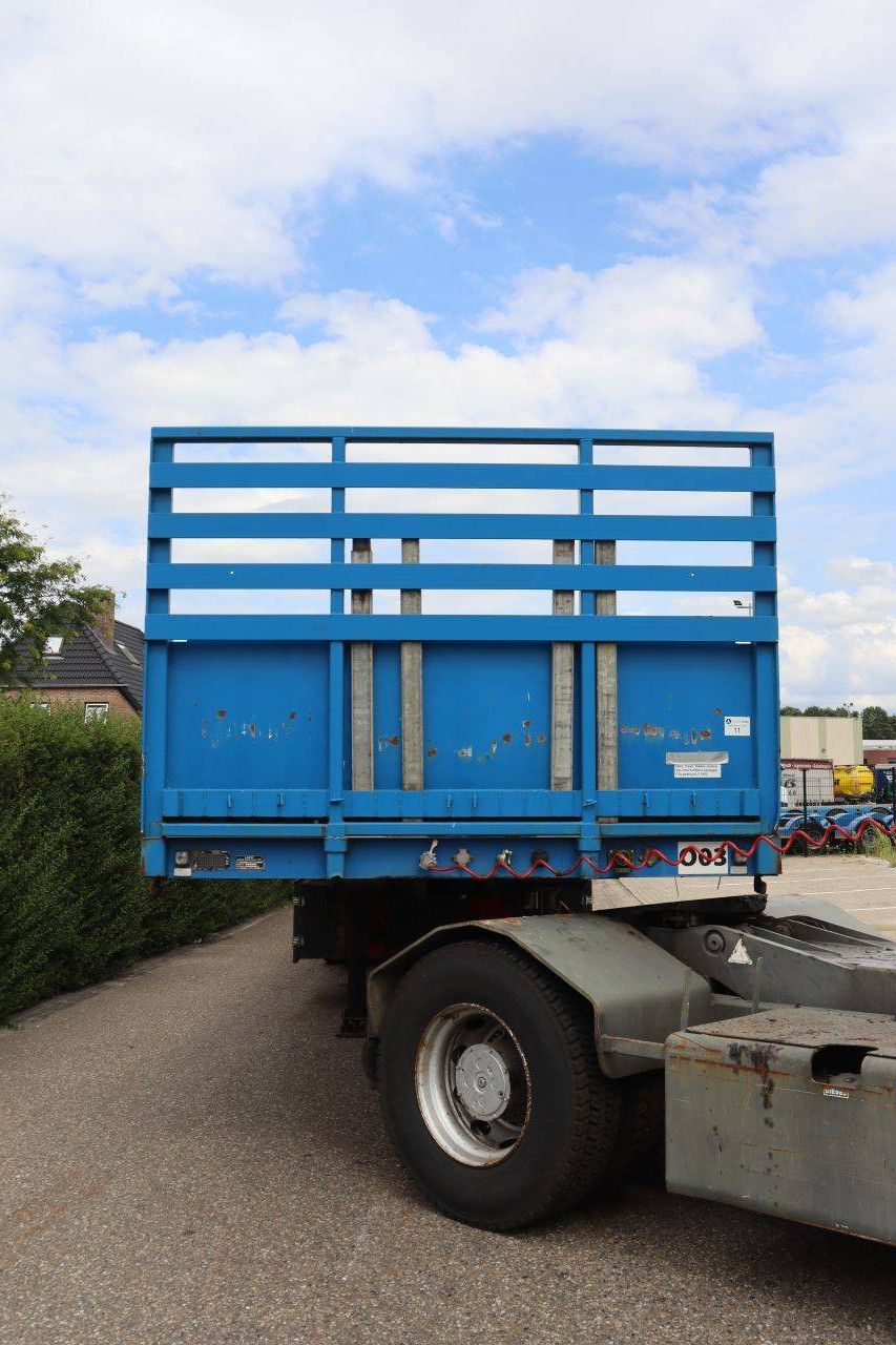 Flachbett-Sattelauflieger Lako TU346A 48t 1991
