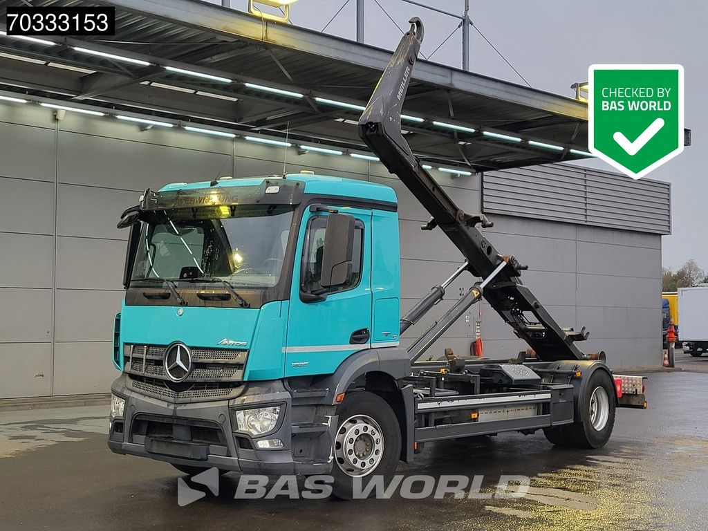 Mercedes Antos 1835 4X2 Meiller RK20 65TS containersystem Automatic Engine Brake Euro 6