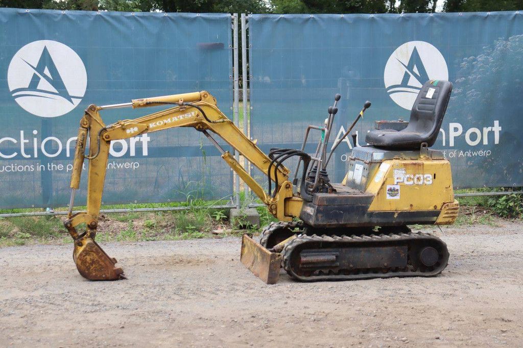 Mini excavator Komatsu PC03 Diesel 6kW