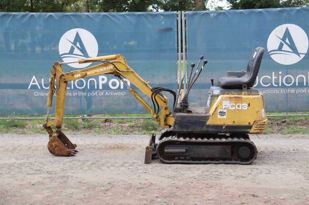 Mini excavator Komatsu PC03 Diesel 6kW