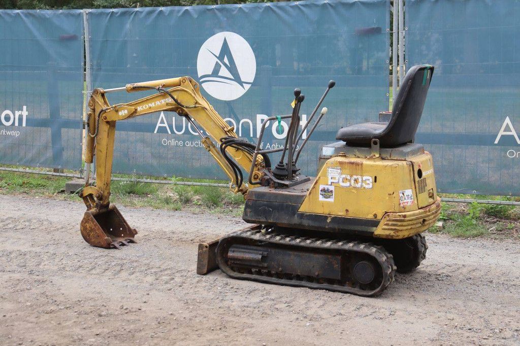 Mini excavator Komatsu PC03 Diesel 6kW