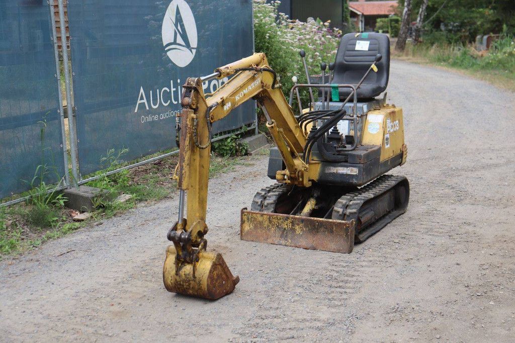 Mini excavator Komatsu PC03 Diesel 6kW