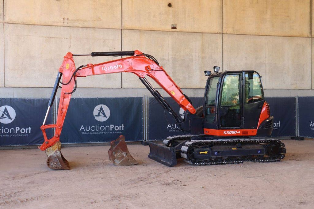 Crawler excavator Kubota KX080-4 Diesel 46kW 2023