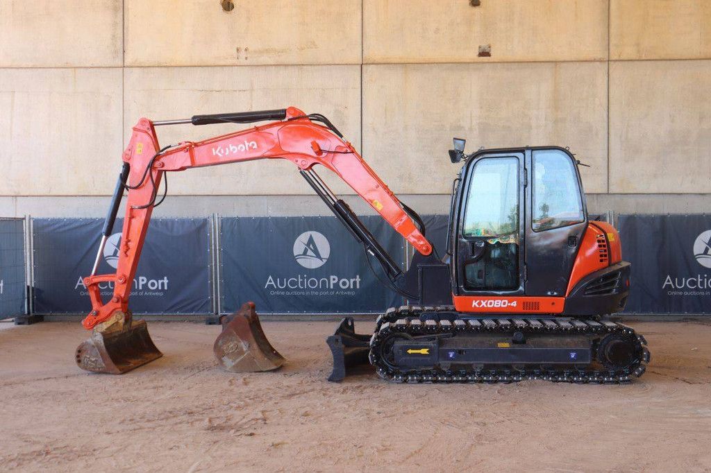 Crawler excavator Kubota KX080-4 Diesel 46kW 2023