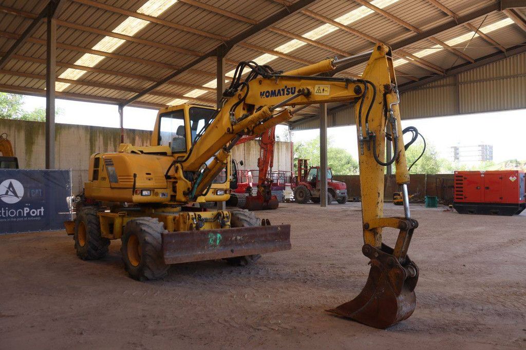 Wheel excavator Komatsu PW110R Diesel 69kW 2005