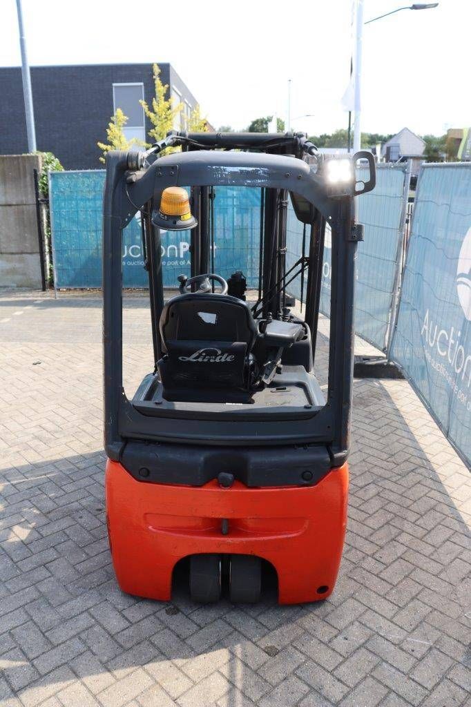 Linde E16-01 Electric Forklift 1600kg 4.5m 2014