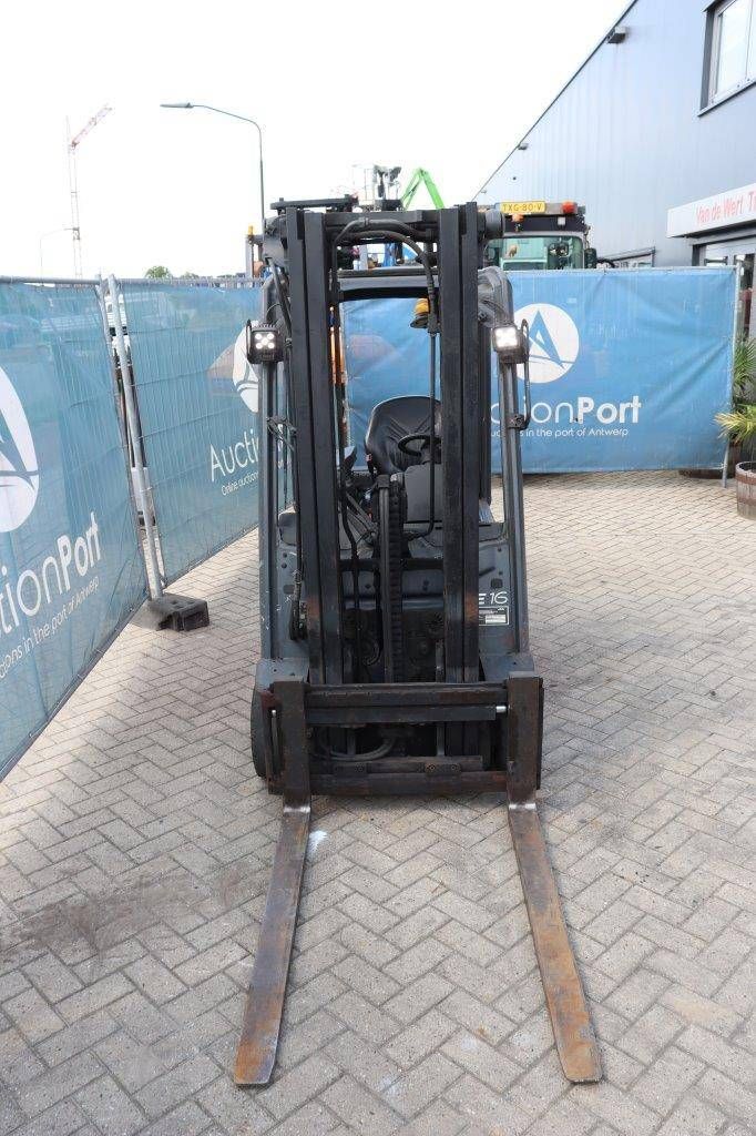 Linde E16-01 Electric Forklift 1600kg 4.5m 2014