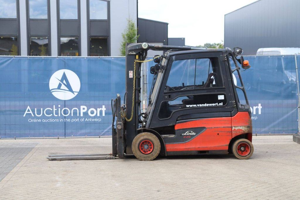 Linde E25 Electric Forklift 2500kg 4.2m 2016