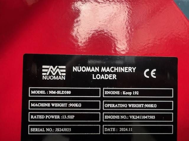 Skid steer loader Nuoman T330XL Red Diesel 2025 New