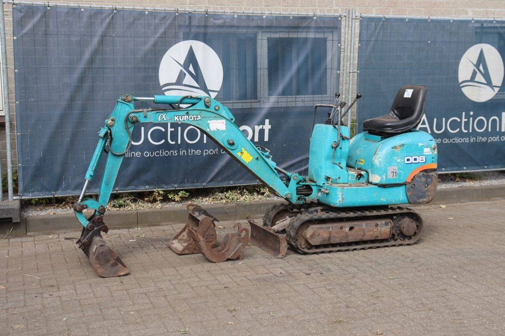 Mini excavator Kubota K-008 Diesel 7kW