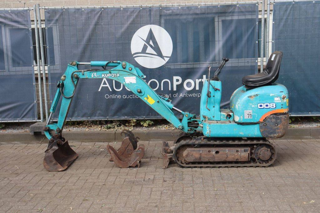 Mini excavator Kubota K-008 Diesel 7kW