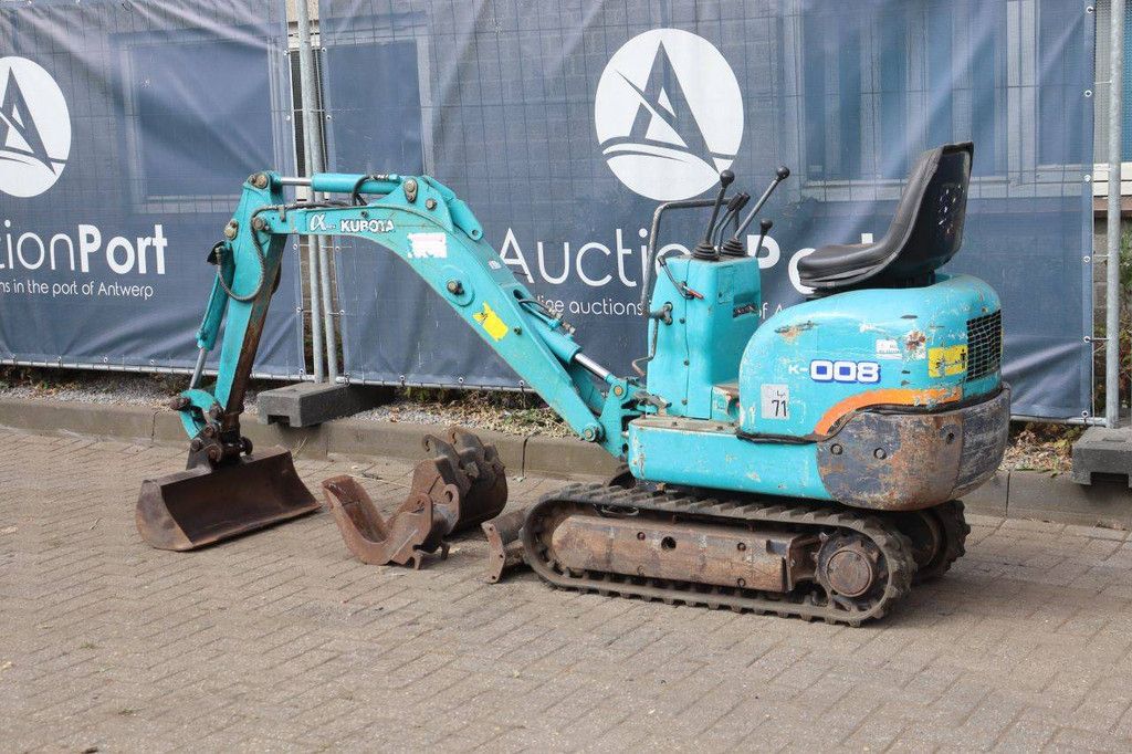 Mini excavator Kubota K-008 Diesel 7kW